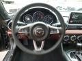 Tan 2017 Mazda MX-5 Miata RF Grand Touring Steering Wheel