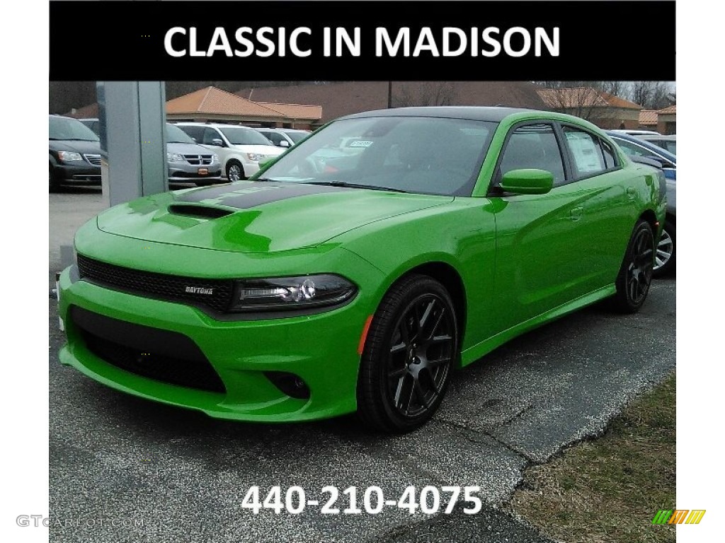 Green Go Dodge Charger