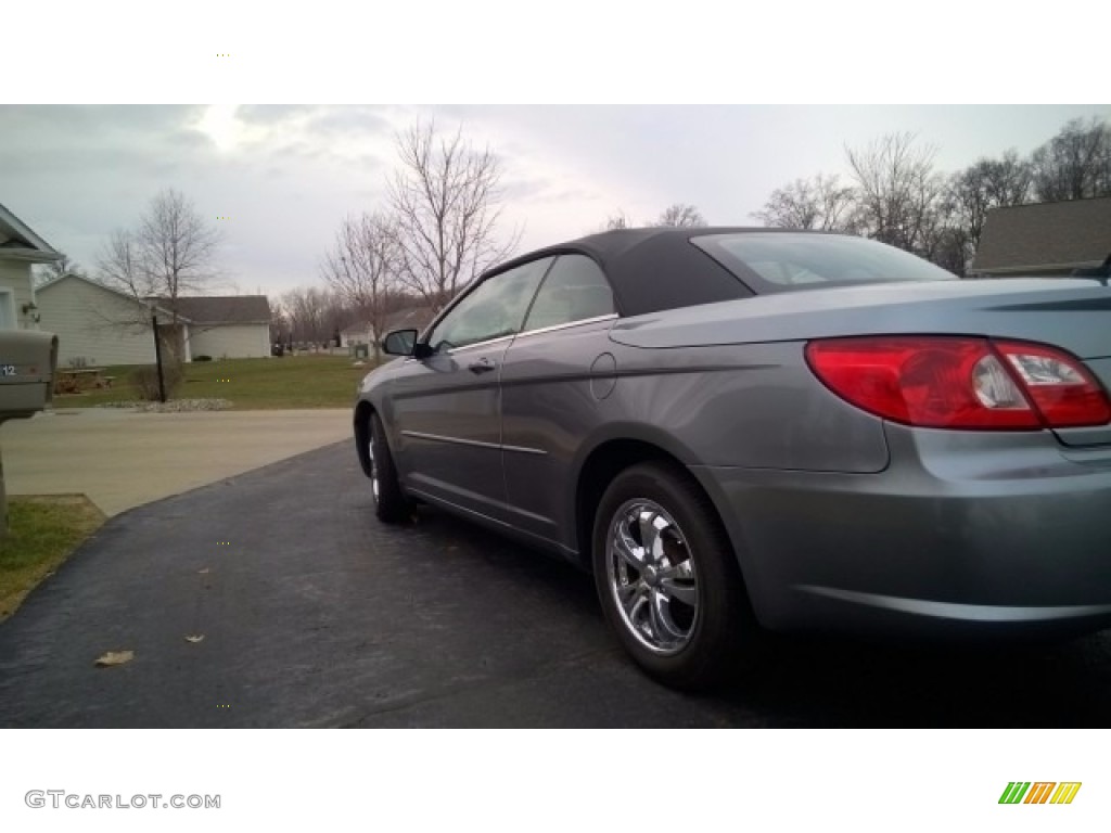 2008 Sebring LX Convertible - Silver Steel Metallic / Dark Slate Gray/Light Slate Gray photo #5