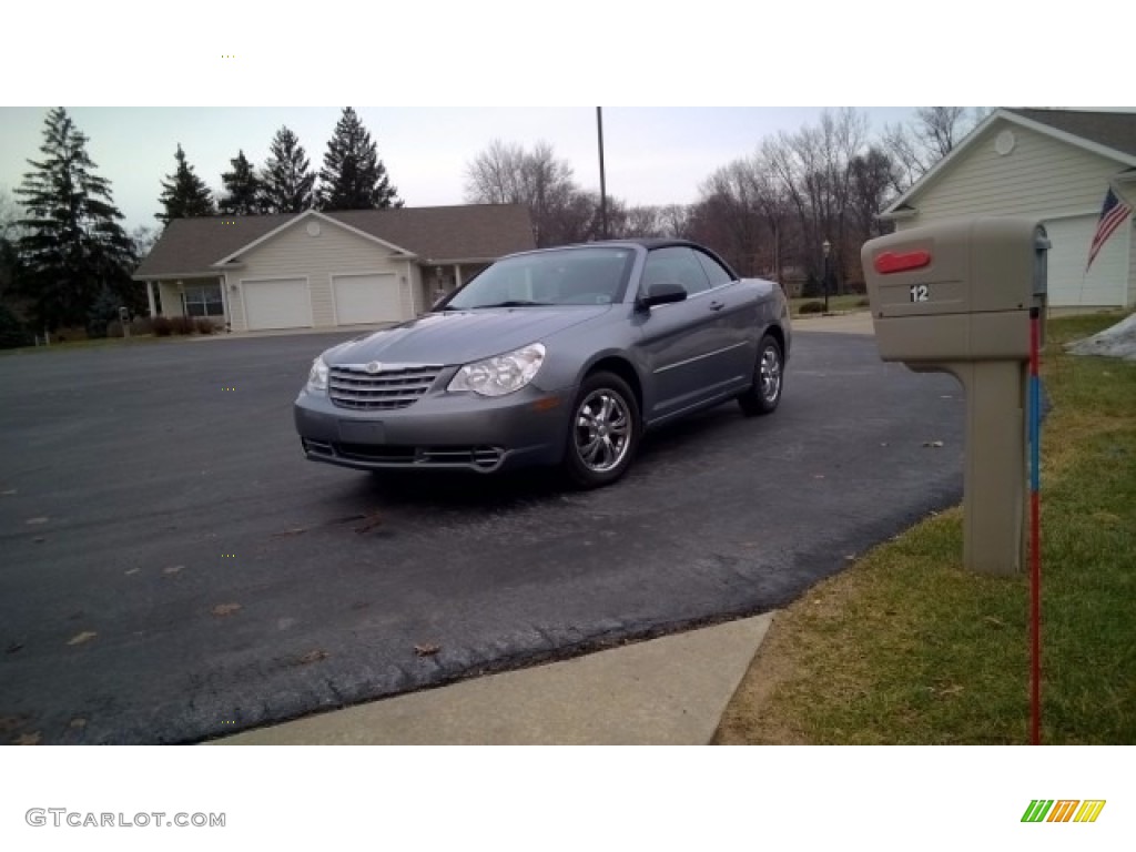 2008 Sebring LX Convertible - Silver Steel Metallic / Dark Slate Gray/Light Slate Gray photo #6