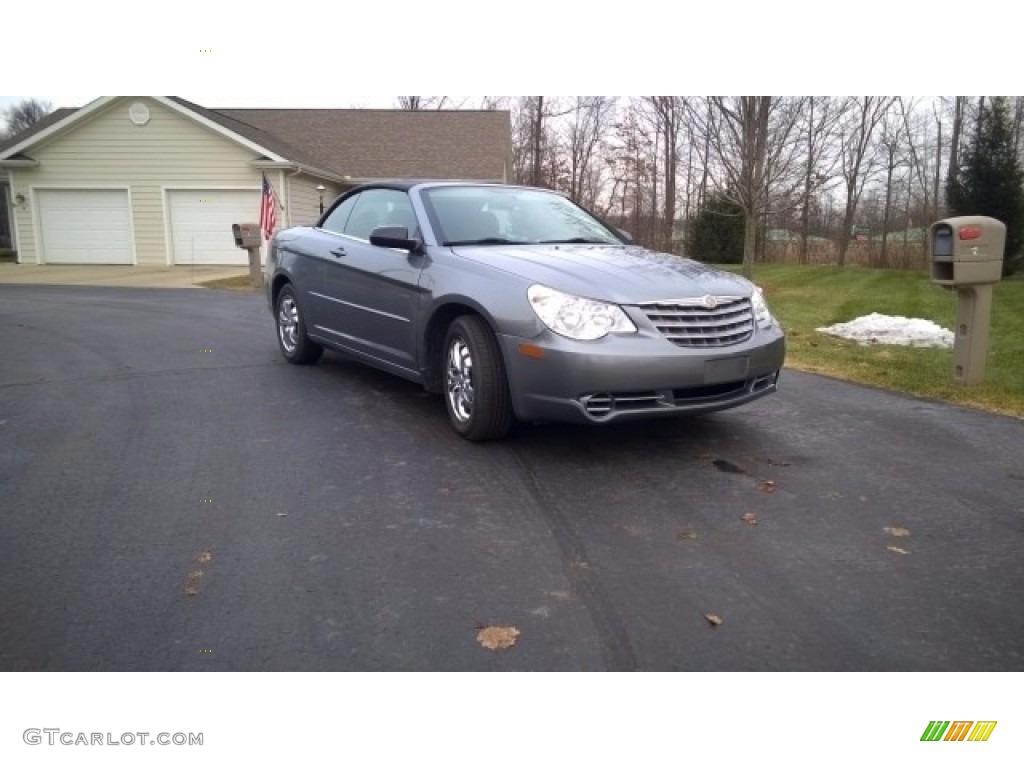 2008 Sebring LX Convertible - Silver Steel Metallic / Dark Slate Gray/Light Slate Gray photo #7