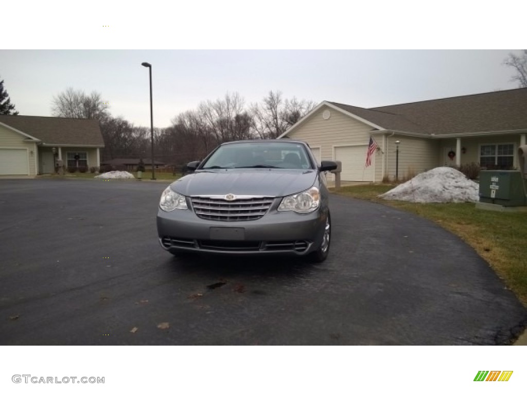 2008 Sebring LX Convertible - Silver Steel Metallic / Dark Slate Gray/Light Slate Gray photo #8