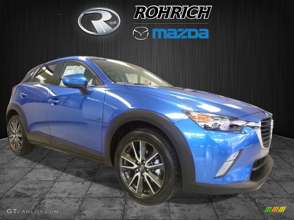 2017 CX-3 Touring AWD - Dynamic Blue Mica / Black photo #1