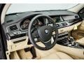2017 BMW 5 Series Venetian Beige/Black Interior Dashboard Photo