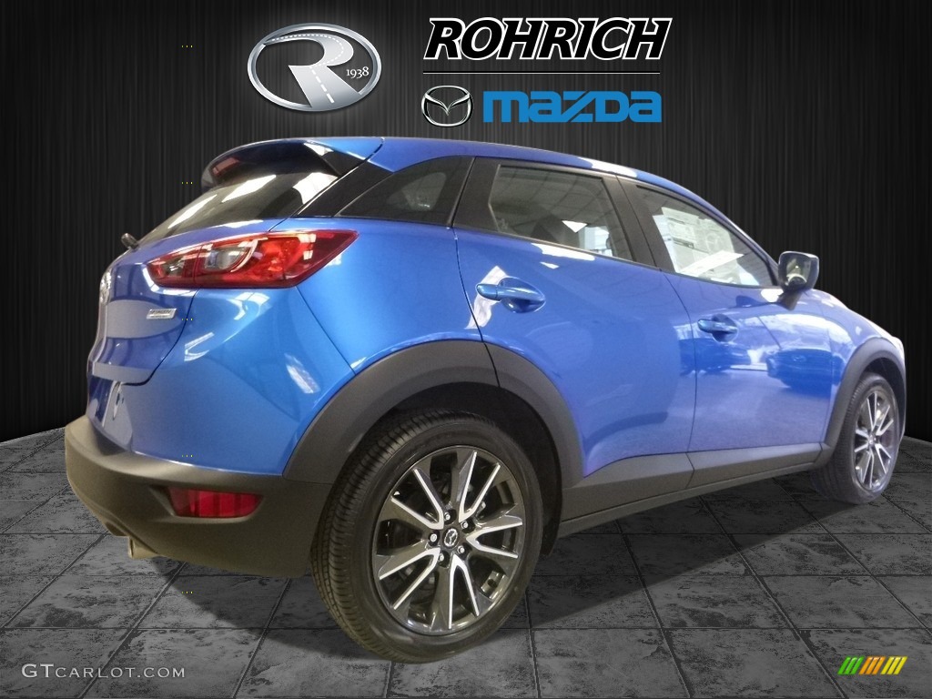 2017 CX-3 Touring AWD - Dynamic Blue Mica / Black photo #2