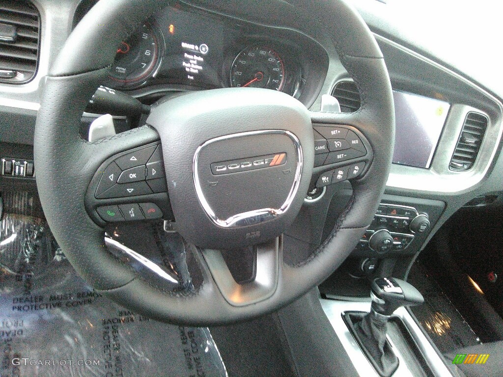 2017 Dodge Charger Daytona Black Steering Wheel Photo #118590016