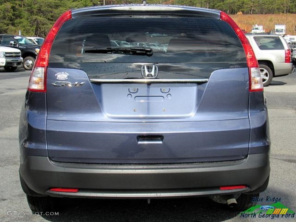 2012 CR-V LX - Twilight Blue Metallic / Gray photo #5