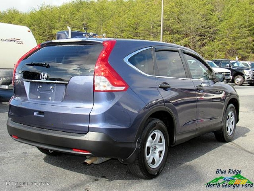 2012 CR-V LX - Twilight Blue Metallic / Gray photo #6