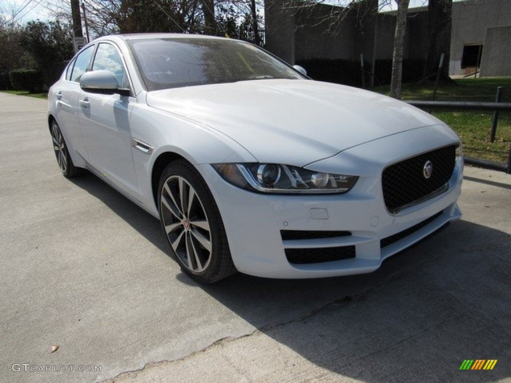 Glacier White 2017 Jaguar XE 25t Prestige Exterior Photo #118591174