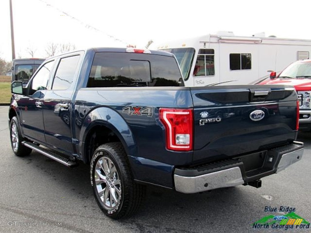 2017 F150 XLT SuperCrew 4x4 - Blue Jeans / Earth Gray photo #3