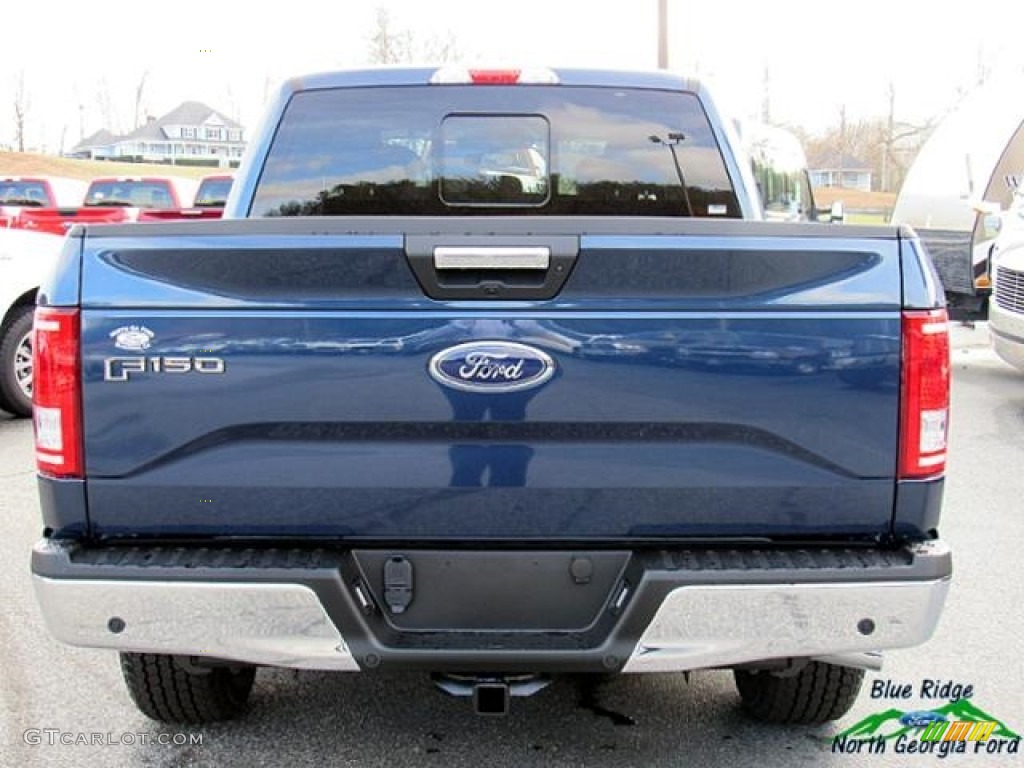 2017 F150 XLT SuperCrew 4x4 - Blue Jeans / Earth Gray photo #4