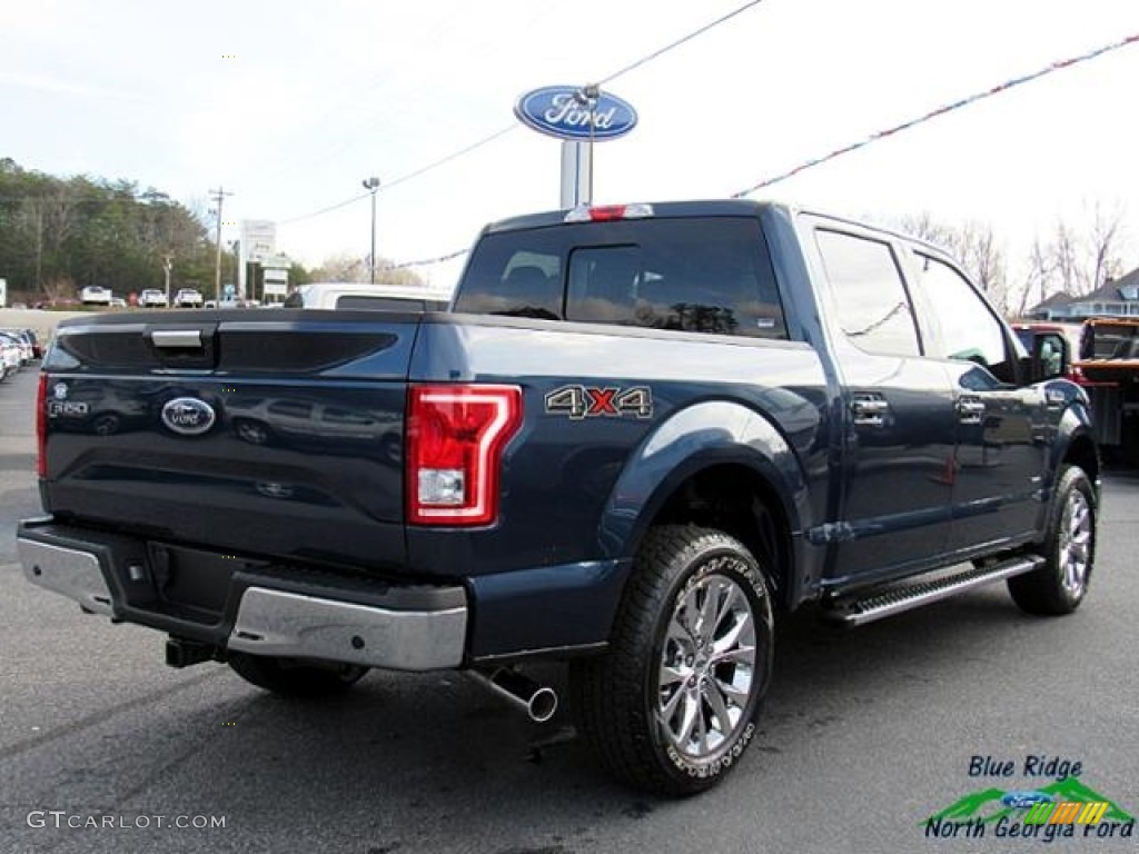 2017 F150 XLT SuperCrew 4x4 - Blue Jeans / Earth Gray photo #5