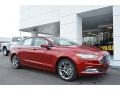 2017 Ruby Red Ford Fusion SE  photo #1