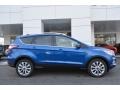 2017 Lightning Blue Ford Escape Titanium  photo #2