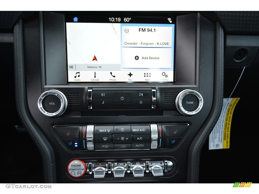 2017 Mustang GT Premium Coupe - Lightning Blue / Ebony photo #9