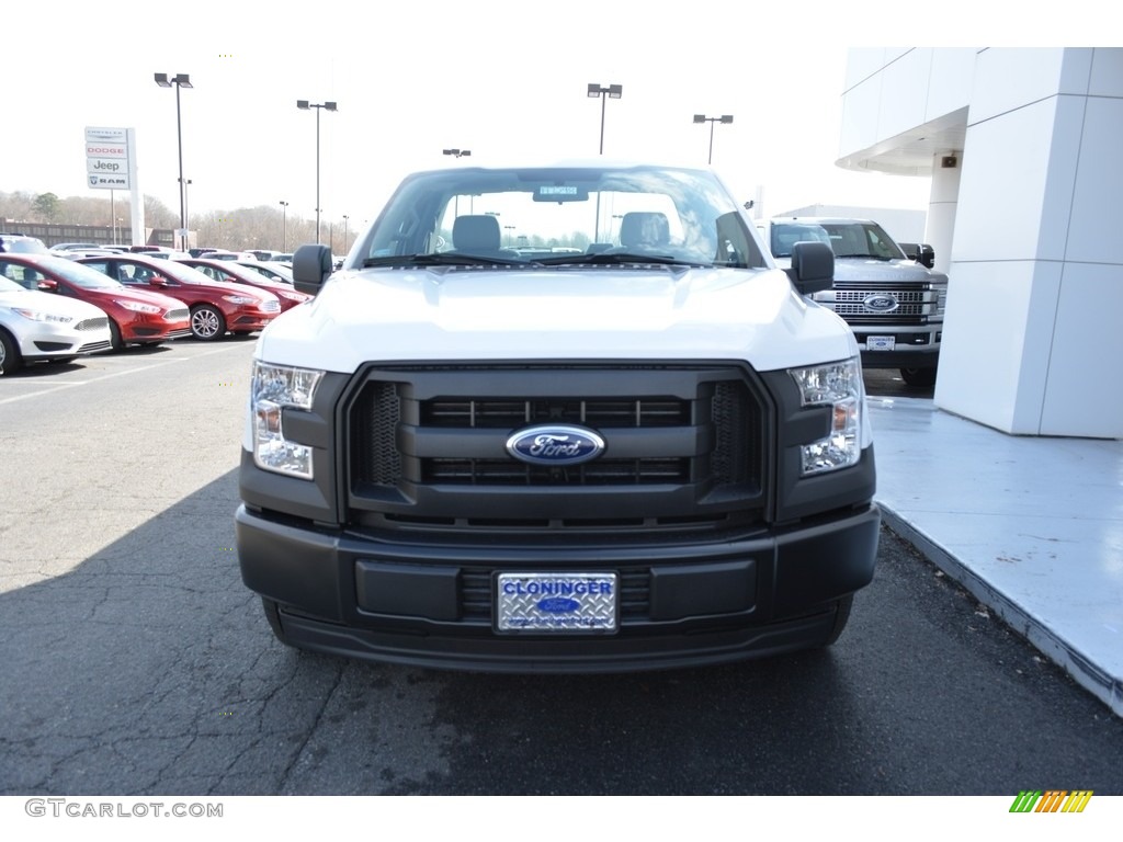 2017 F150 XL Regular Cab - Oxford White / Earth Gray photo #4