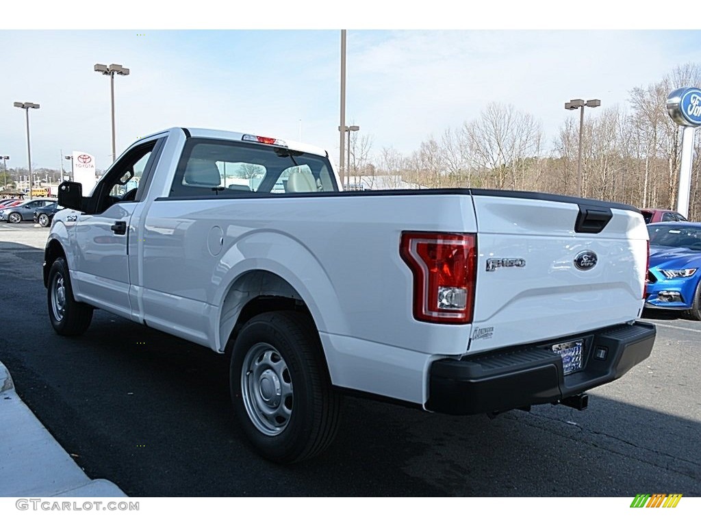 2017 F150 XL Regular Cab - Oxford White / Earth Gray photo #16