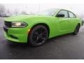 2017 Green Go Dodge Charger SXT  photo #1