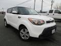 2014 Clear White Kia Soul 1.6  photo #1