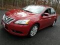 2013 Red Brick Nissan Sentra SL  photo #3