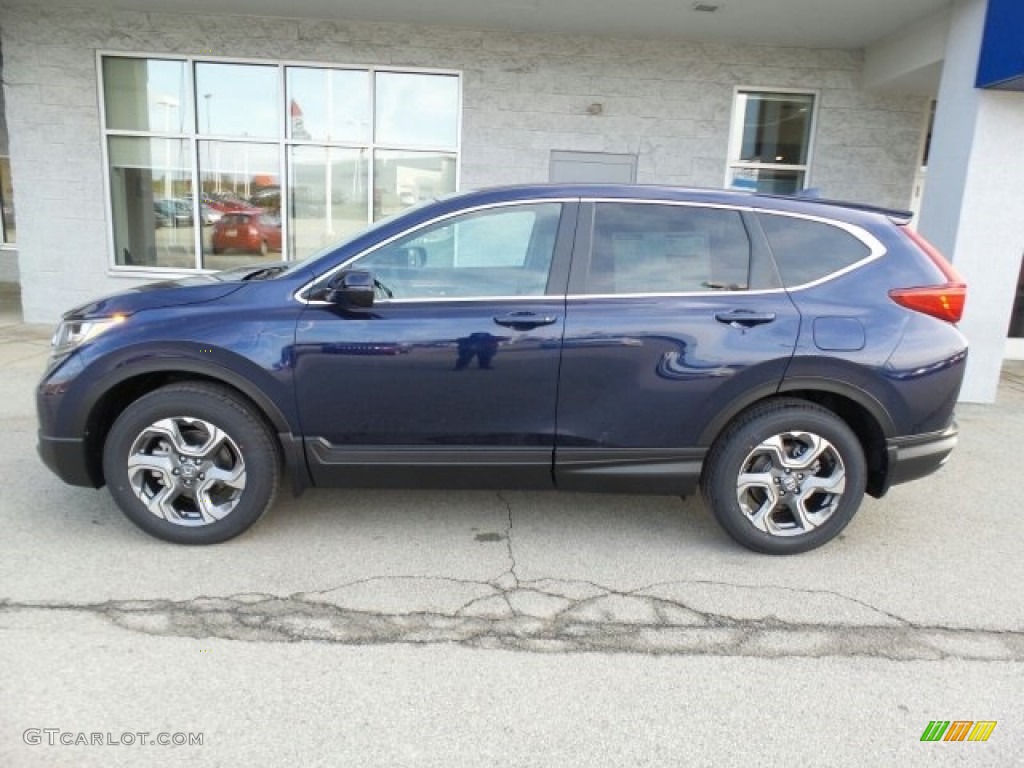 Obsidian Blue Pearl 2017 Honda CR-V EX AWD Exterior Photo #118602947
