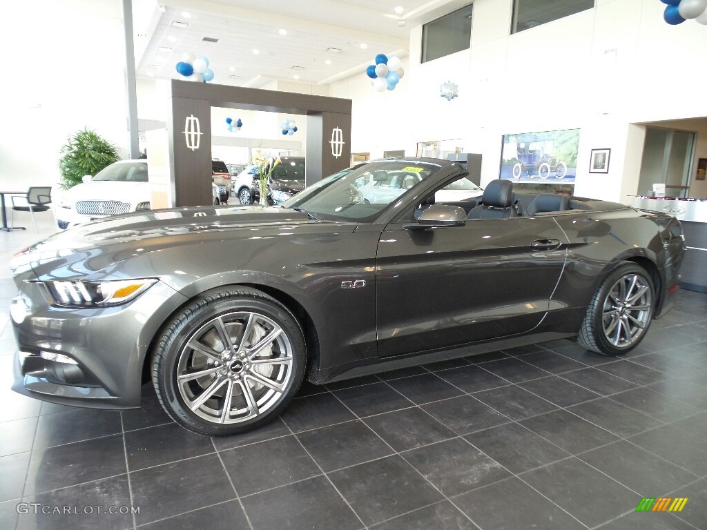 Magnetic 2017 Ford Mustang GT Premium Convertible Exterior Photo #118605947