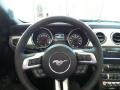 Ebony 2017 Ford Mustang GT Premium Convertible Steering Wheel