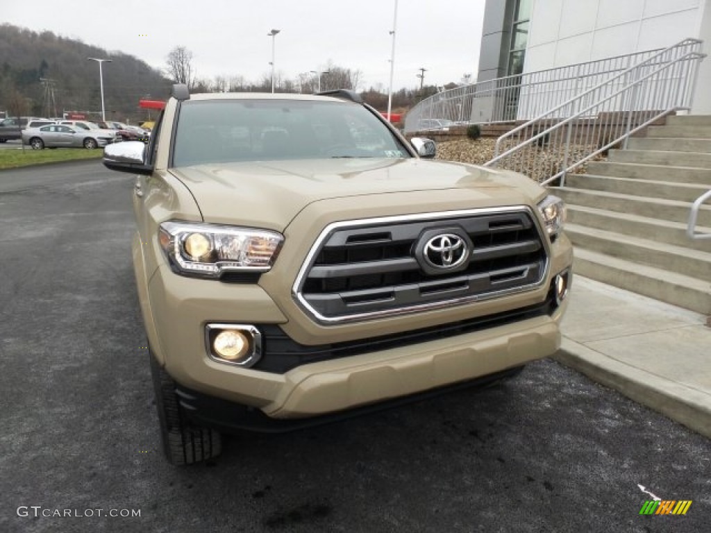 2017 Tacoma Limited Double Cab 4x4 - Quicksand / Limited Hickory photo #4