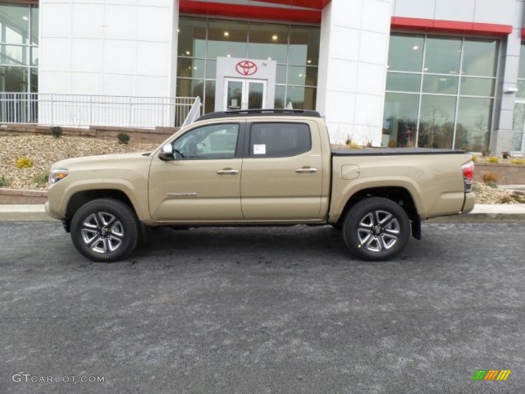 2017 Tacoma Limited Double Cab 4x4 - Quicksand / Limited Hickory photo #6