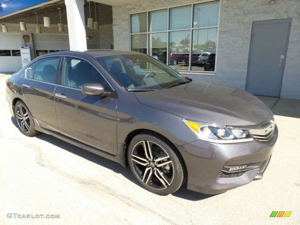 2017 Accord Sport Special Edition Sedan - Modern Steel Metallic / Black photo #1