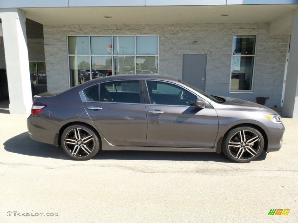 2017 Accord Sport Special Edition Sedan - Modern Steel Metallic / Black photo #2