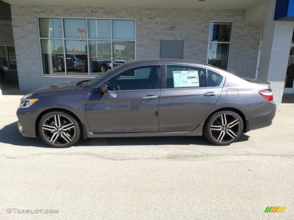 2017 Accord Sport Special Edition Sedan - Modern Steel Metallic / Black photo #6