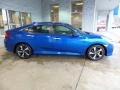 2017 Aegean Blue Metallic Honda Civic Touring Sedan  photo #2