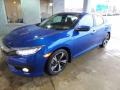 2017 Aegean Blue Metallic Honda Civic Touring Sedan  photo #5