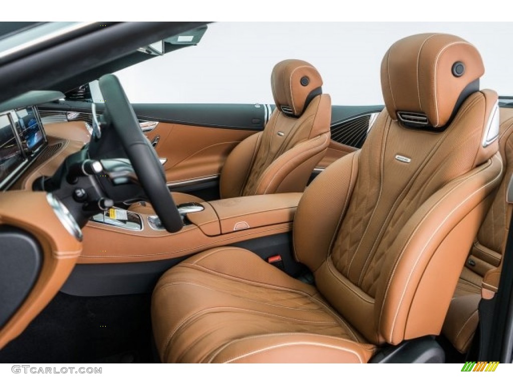 designo Saddle Brown/Black Interior 2017 Mercedes-Benz S 63 AMG 4Matic Cabriolet Photo #118609407