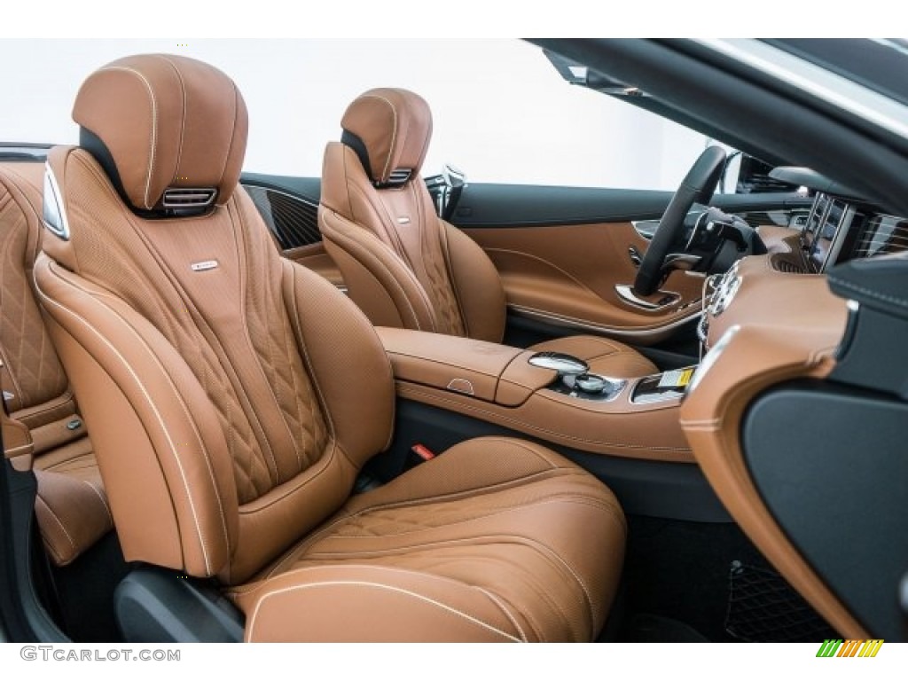 designo Saddle Brown/Black Interior 2017 Mercedes-Benz S 63 AMG 4Matic Cabriolet Photo #118609556
