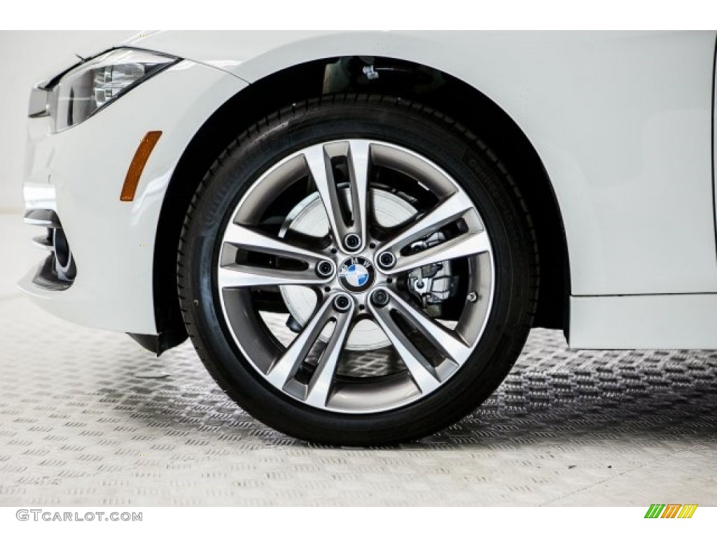 2017 3 Series 330i Sedan - Alpine White / Black photo #9