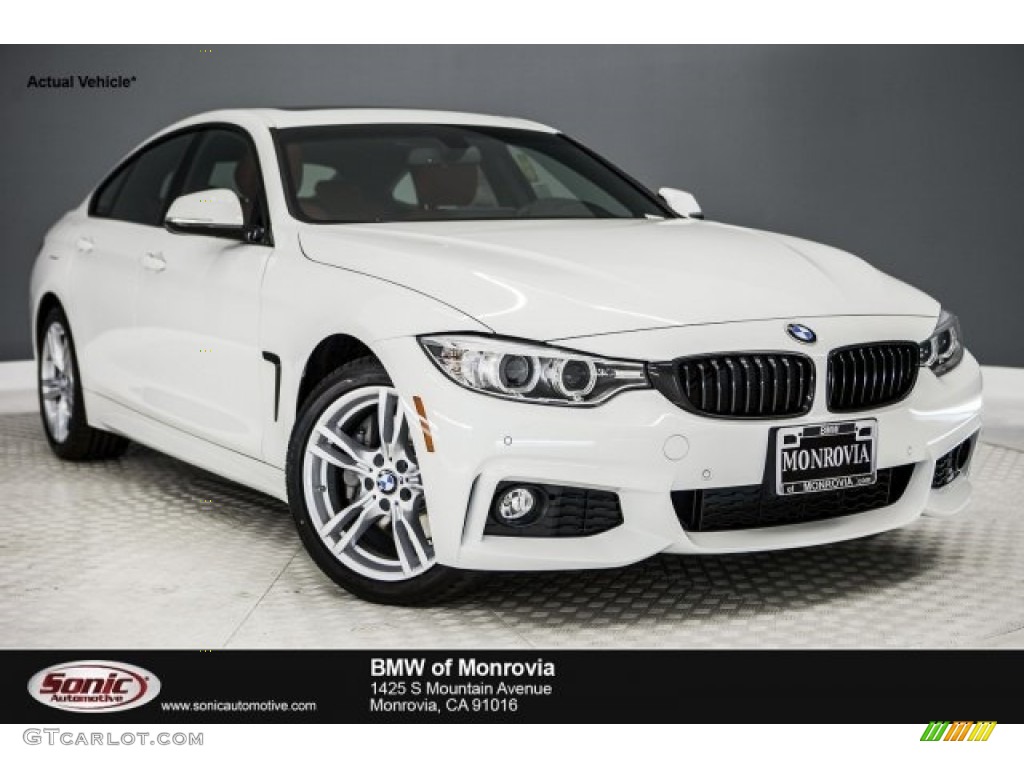 2017 4 Series 430i Gran Coupe - Alpine White / Coral Red photo #1