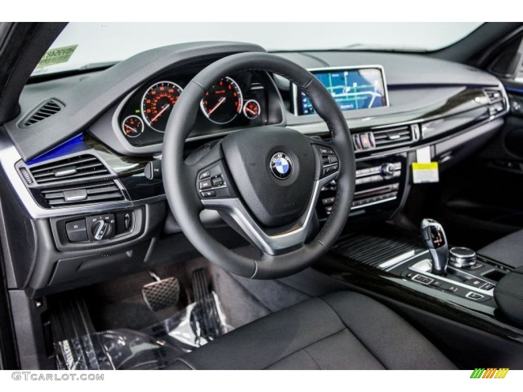 2017 BMW X5 xDrive40e iPerformance Black Dashboard Photo #118610951