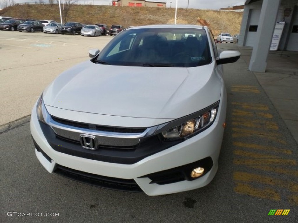 2017 Civic EX-L Coupe - Taffeta White / Black photo #4