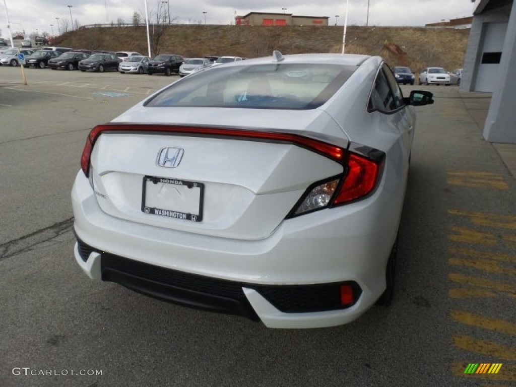 2017 Civic EX-L Coupe - Taffeta White / Black photo #7