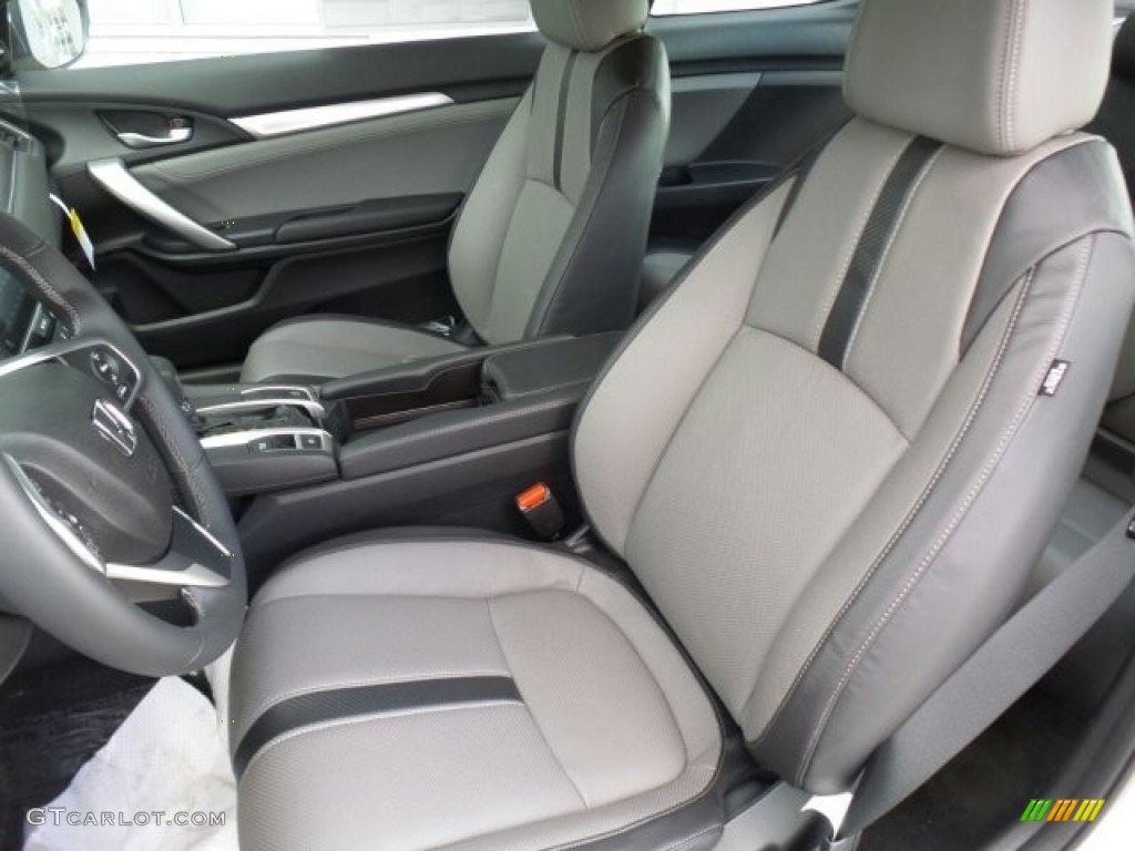 2017 Civic EX-L Coupe - Taffeta White / Black photo #10