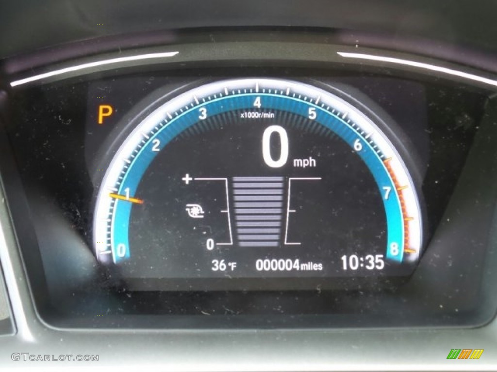 2017 Civic EX-L Coupe - Taffeta White / Black photo #18