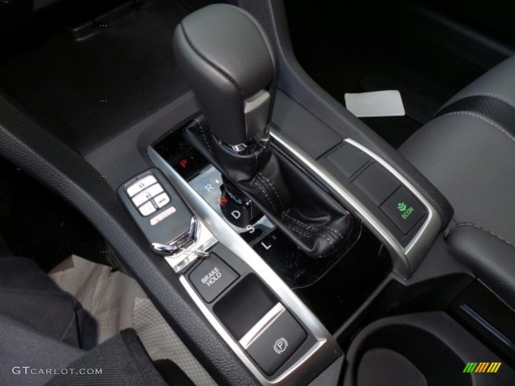 2017 Civic EX-L Coupe - Taffeta White / Black photo #29