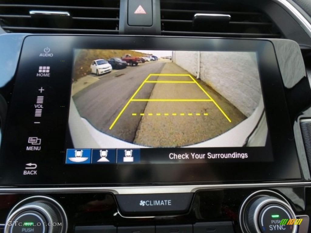 2017 Civic EX-L Coupe - Taffeta White / Black photo #30