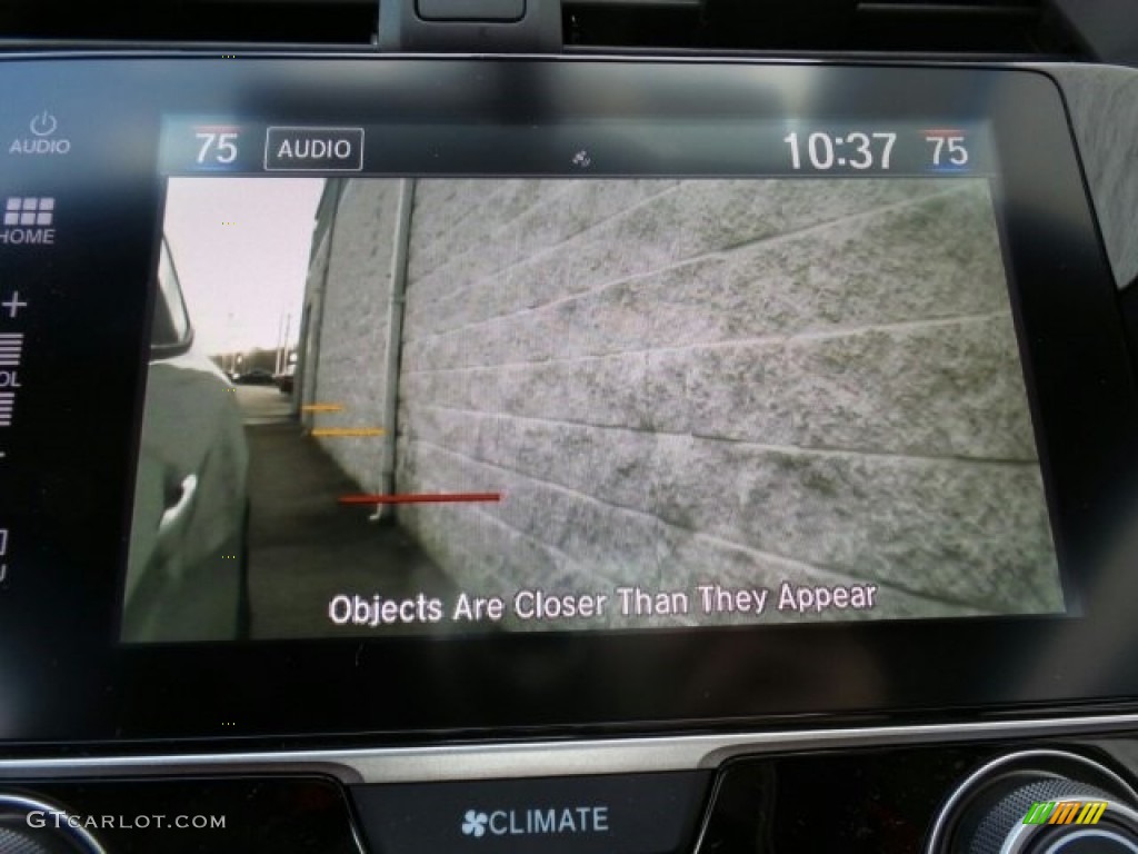 2017 Civic EX-L Coupe - Taffeta White / Black photo #31