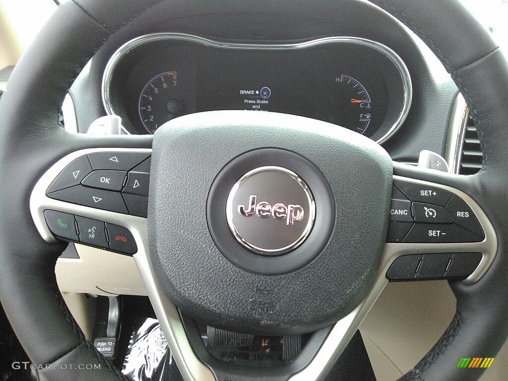 2017 Grand Cherokee Limited 4x4 - Diamond Black Crystal Pearl / Black/Light Frost Beige photo #6