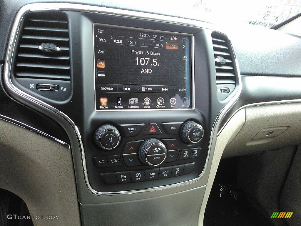 2017 Grand Cherokee Limited 4x4 - Diamond Black Crystal Pearl / Black/Light Frost Beige photo #9