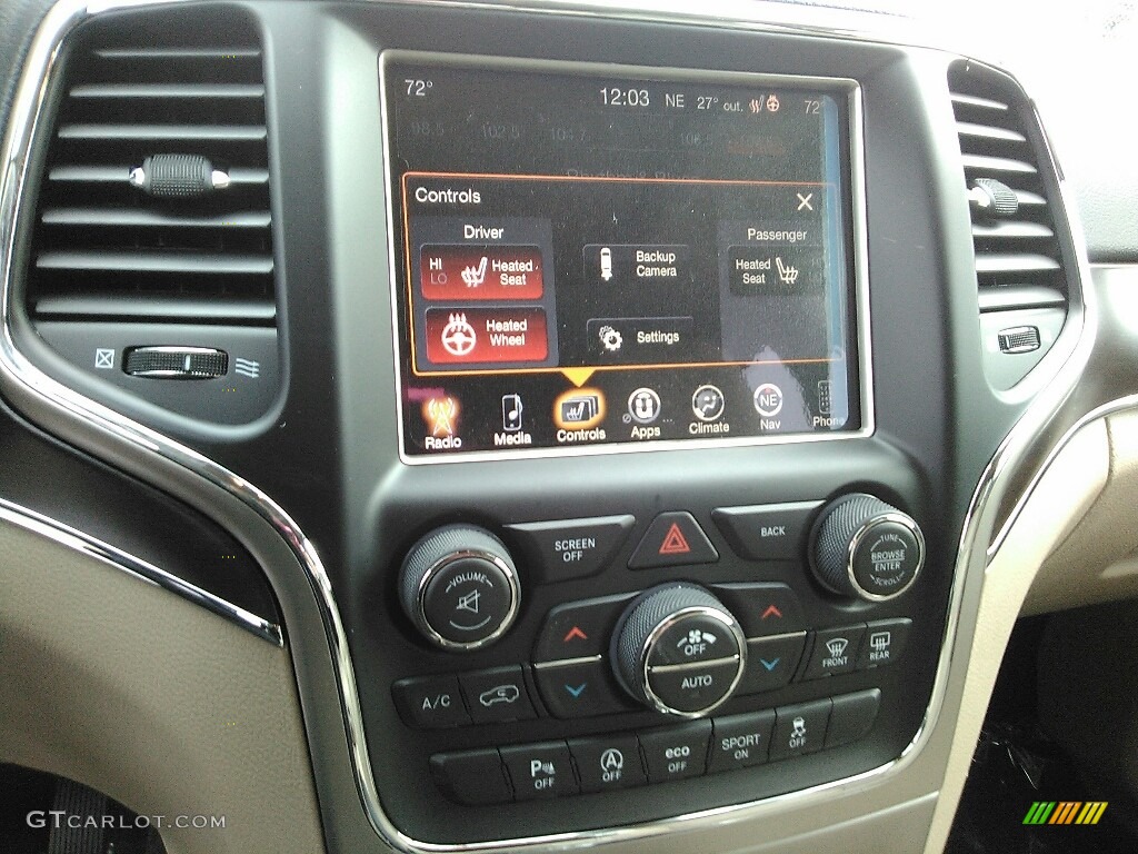 2017 Grand Cherokee Limited 4x4 - Diamond Black Crystal Pearl / Black/Light Frost Beige photo #10