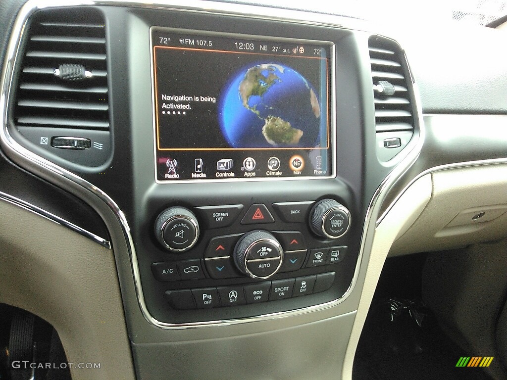 2017 Grand Cherokee Limited 4x4 - Diamond Black Crystal Pearl / Black/Light Frost Beige photo #11